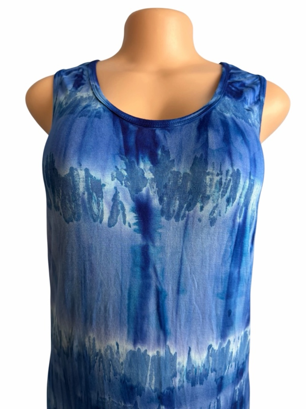 India Boutique Blue Tie-Dye Maxi Dress - Picture 8 of 9